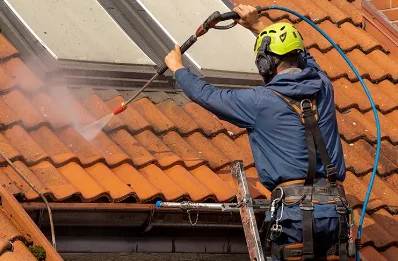 Démoussage et hydrofuge de toiture à Noordpeene